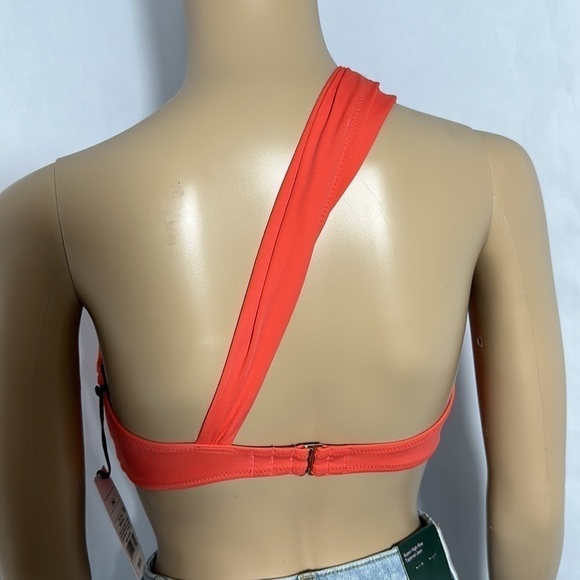 Shade & Shore Red Bikini Top One strap hook (LR8E5X) - Picture 3 of 5